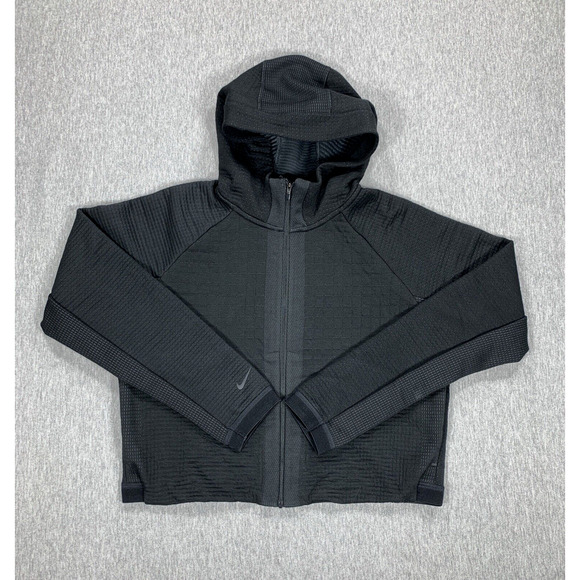 Nike Tech City Ready Fleece Hoodie Full Zip Black Jacket CI9432-010 Women's XS - Picture 1 of 13